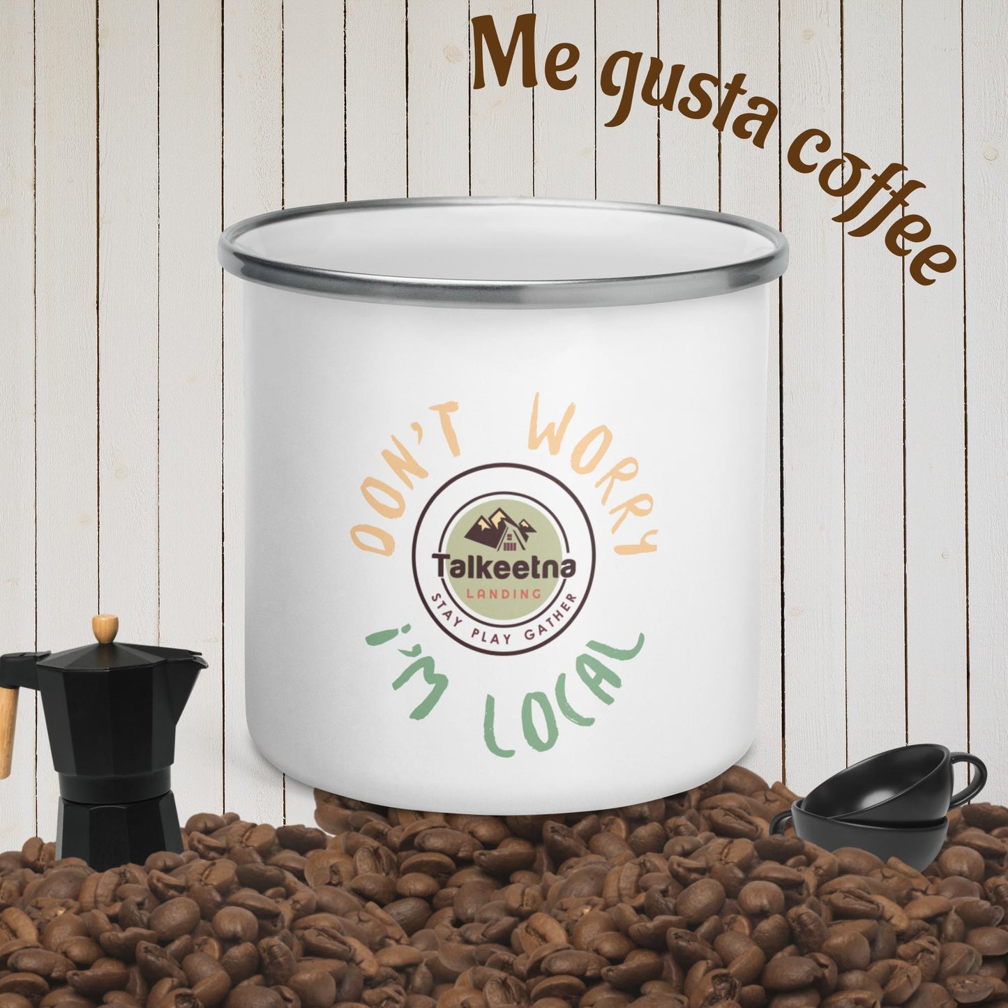 Daily Grind Enamel Mug